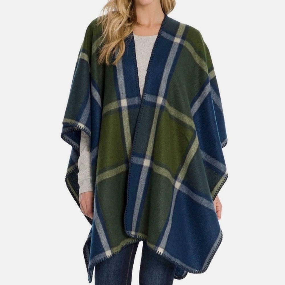 WOOLRICH / Plaid Cozy Blanket Wrap One Size